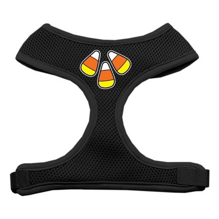 UNCONDITIONAL LOVE Candy Corn Design Soft Mesh Harnesses Black Medium UN852419